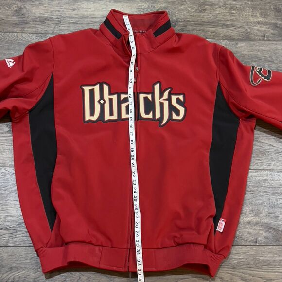 Arizona Diamondbacks Majestic Red On-Field Triple Climate 3-In-1 Jacket Mens 2XL - Picture 12 of 13